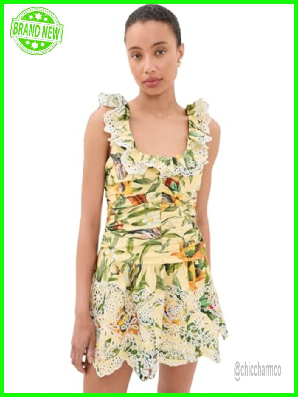 FARM Rio Women's Brasil Collage Mini Dress